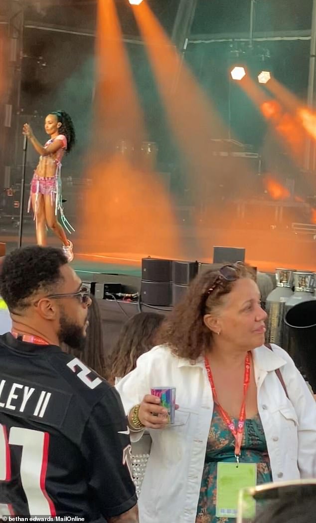 It comes after Andre was seen supporting Leigh-Anne at her first performance at the Rock In Rio festival on Saturday.