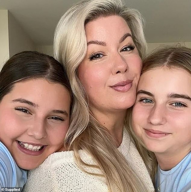 Australian mother Belinda Kurtz has worked in the skincare industry for years, even developing products specifically for young people, and says she lets her daughters experiment with viral products.