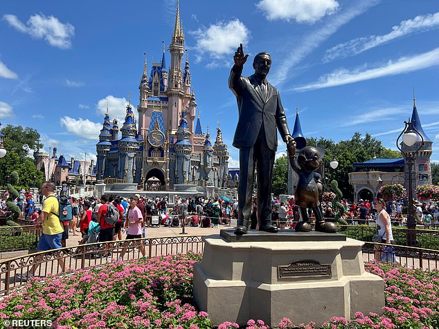 She also alleges that overzealous fans attacked her and Victor in the park during the two-day work, and accuses Disney of ignoring part of their contract that required additional security; Disney World photographed in 2022