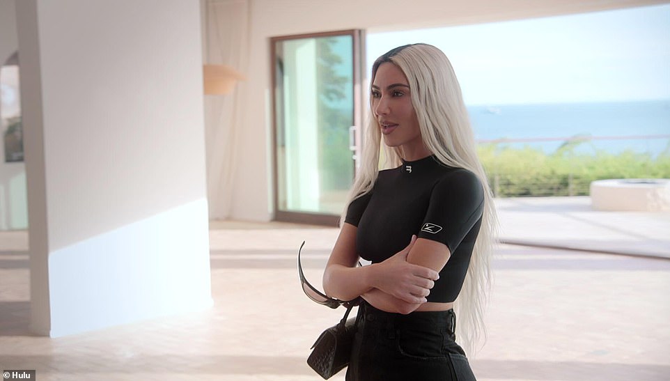 She gave a sneak peek of the beachfront property, which was built in 1944 and features four bedrooms and six bathrooms in the two-level mansion with 7,450 square feet of space on an episode of The Kardashians, which aired last summer .