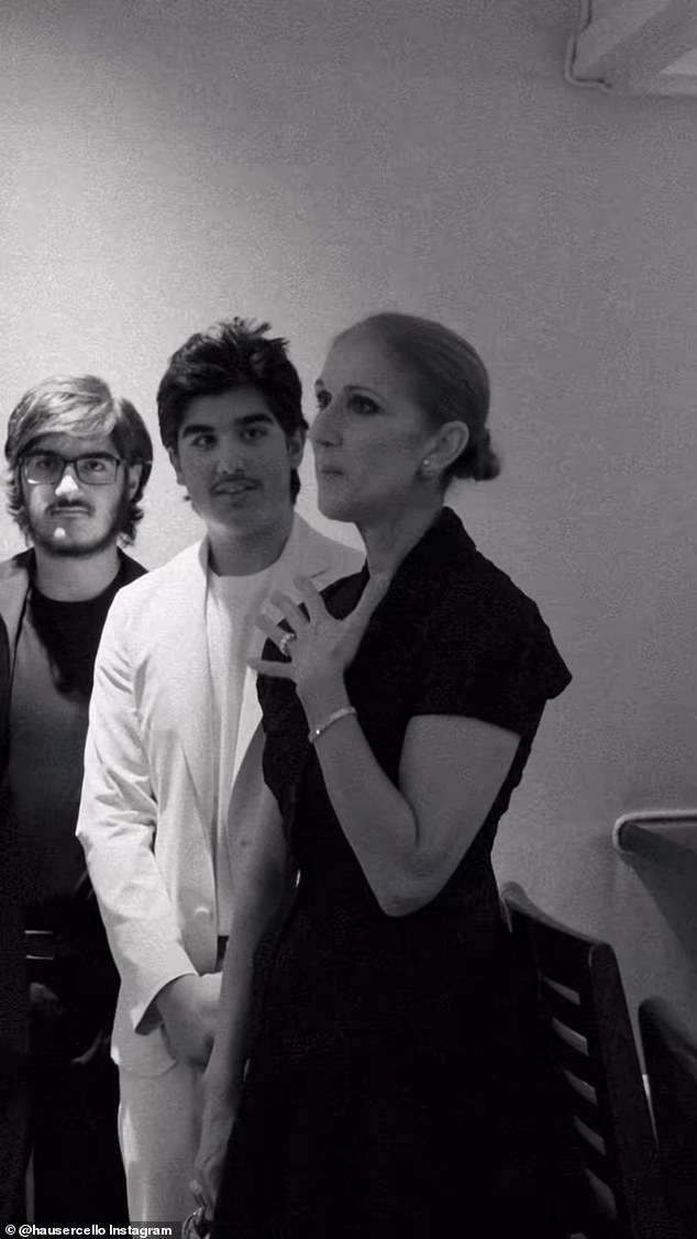 Celine, RC, Nelson and Eddy appeared in photos and videos posted to HAUSER's official X (formerly Twitter) and Instagram in the days following the concert.