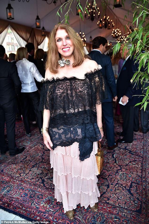 American dressmaker and wedding dress designer Pat Kerr Tigrett (pictured above in 2017) bought four of Diana's dresses at the famous Christie's auction in 1997. The couple had known each other since 1984.