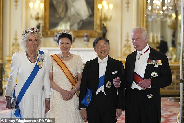 Princess Anne missed the state banquet at Buckingham Palace last night, hosted by King Charles III and Queen Camilla for Japanese Emperor Naruhito and his wife, Empress Masako.