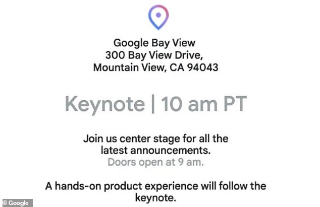 Fans who are signed up to receive updates from Google also receive emails from the tech giant telling them to write down the date in their diary.