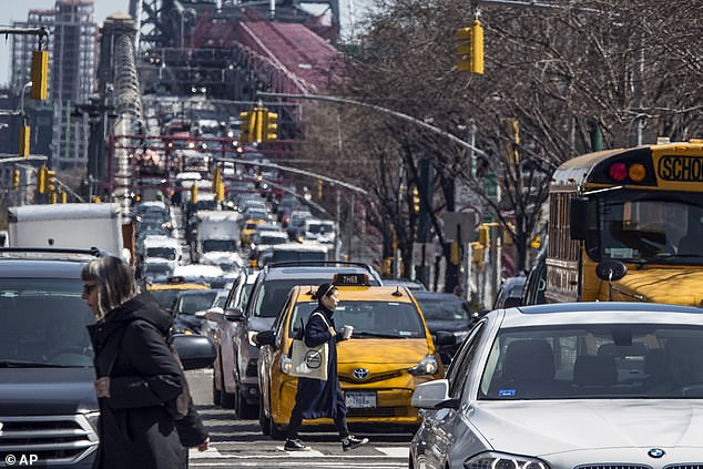 Big Apple drivers spent a total of 101 hours delayed in traffic jams last year, costing the economy $9.1 billion in lost time.