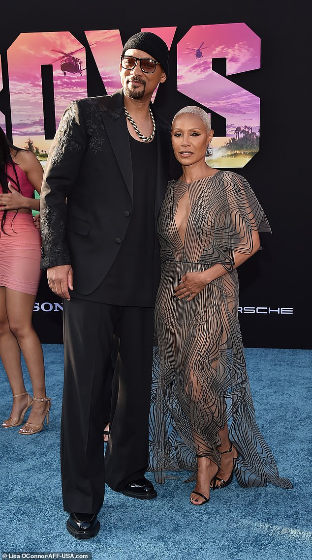 This comes after Will Smith, 55, and Jada Pinkett Smith, 52, made their first joint red carpet appearance since revealing they had been secretly separated for seven years when they arrived at the Bad Boys premiere : Ride Or Die in Los Angeles in May. 30