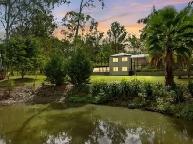 There are two separate homes for guests to stay on the property.