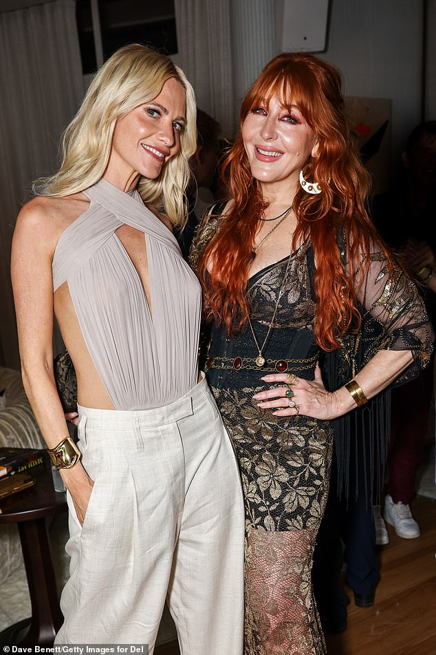 Makeup entrepreneur Charlotte Tilbury, 51, who enjoyed catching up with actress Poppy Delevingne, 38, revealed she likes to leave her makeup on the bed.