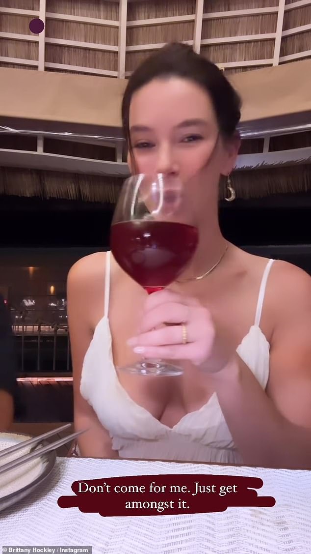 The Life Uncut podcast host immediately assured her 241,000 followers that the interesting concoction tasted delicious and encouraged her fans to try it before taking a sip.