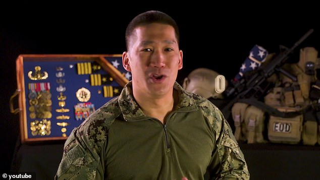 Cao talks about his military background in this campaign video