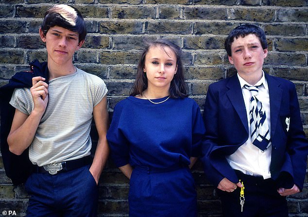 Viewers know Lee best as teenage alter ego Zammo, whose hard-hitting stories broke television boundaries in the mid-1980s Grange Hill (pictured right with Tim Polley and Melissa Wilks).