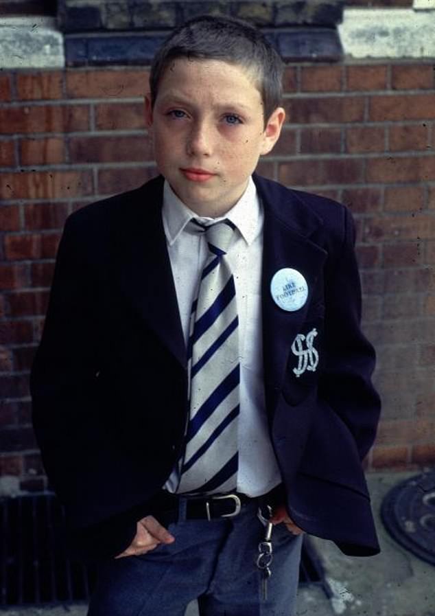 Throwback: Lee played Zammo in Phil Redmond's children's drama Grange Hill for six years in the '80s.