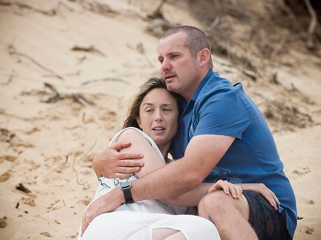 The actor, 44, announced that he and his beloved character Jarrod 'Toadfish' Rebecchi (pictured with his wife Sonya, played by Eve Morey) will be saying goodbye to the long-running series.