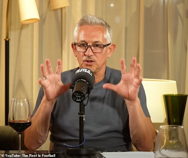 Lineker adopted a more measured tone when speaking yesterday about England-Slovenia