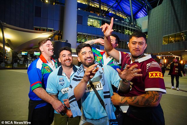 Despite it being one of the most brutal rivalries in the world, there was no hostility between rival fans at the MCG.