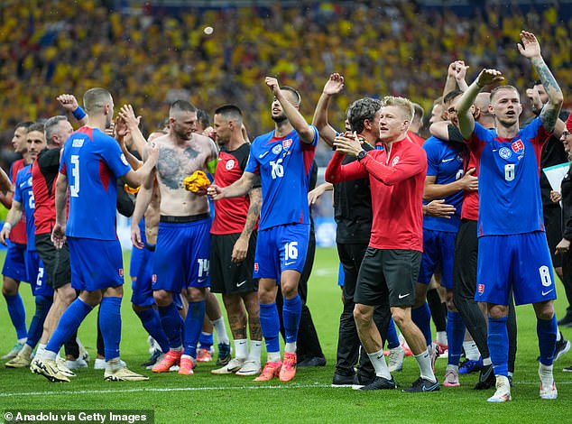 Slovakia achieved its place in the round of 16 as one of the best third-place finishers at Euro 2024