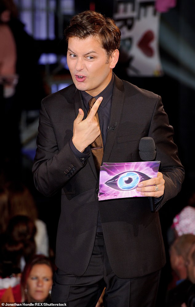 Brian pictured hosting Big Brother in 2011