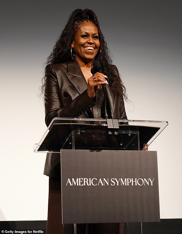 Michelle Obama attends the American Symphony New Orleans Premiere on December 7, 2023 in New Orleans, Louisiana