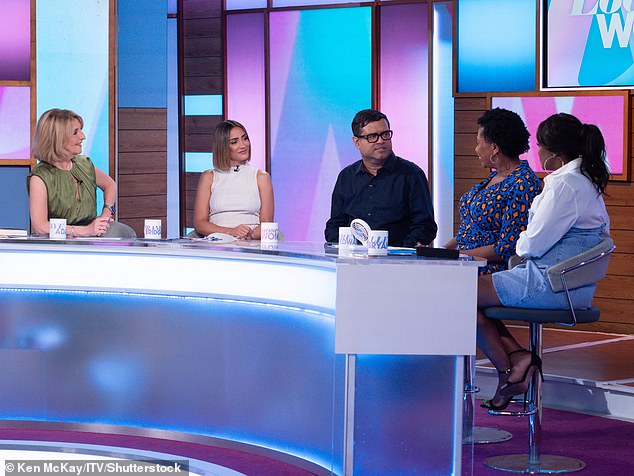 Sinha spoke to Loose Women panelists Kaye Adams, Frankie Bridge, Brenda Edwards and Kelle Bryan