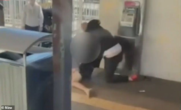 An MMA fighter has told how he almost stopped an unprovoked attack at a bus station on Queensland's Sunshine Coast on Sunday (pictured).