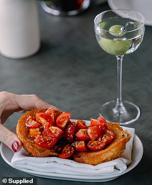 Crispy bruschetta bread needs to soak up the flavor.