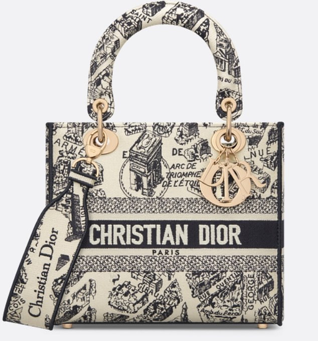 Jett gifted her a $5,400 medium Lady D-Lite bag that was covered in the limited edition Paris Print.