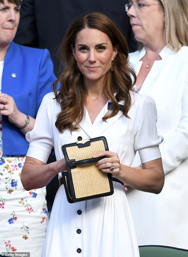 Kate attends day 2 of the Wimbledon Tennis Championships in 2019. Kensington Palace aides do not confirm any future engagements and stressed that, as the princess herself said, she has 