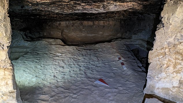 The team discovered that the elites rested at the top of the hill, including the mummified remains of Aswan's chief general, while the middle class lay below.