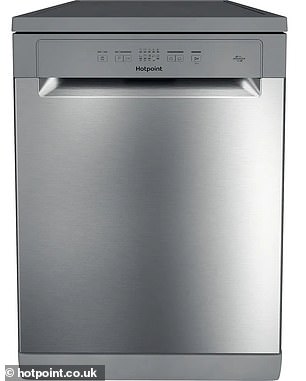 Hotpoint dishwashers have an additional third rack