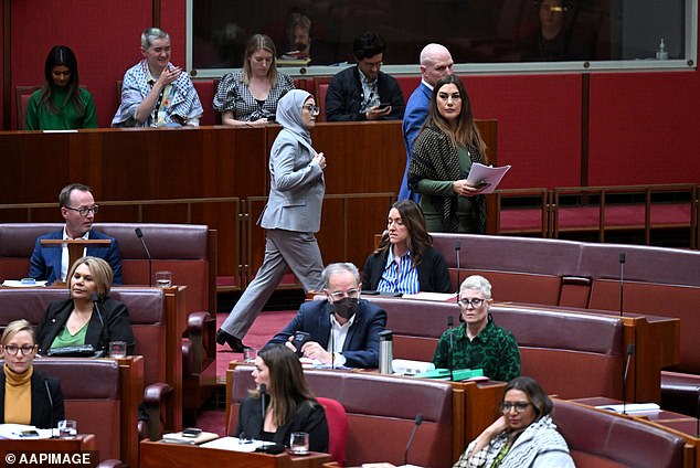 Fatima Payman said she knew she faced expulsion from the Labour Party for choosing to cross the floor.