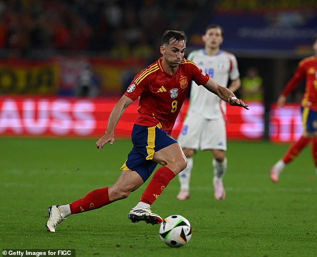 Fabián Ruiz is the highest-rated player in the competition so far after shining with Spain