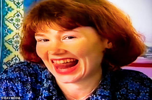 A video dated August 2002 shows Maxine Carr smiling and laughing during a television interview during the search for Holly Wells and Jessica Chapman in Soham.