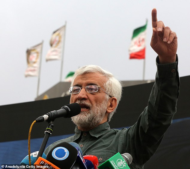 Saeed Jalili, one of the conservative candidates in Iran's June 28 presidential election