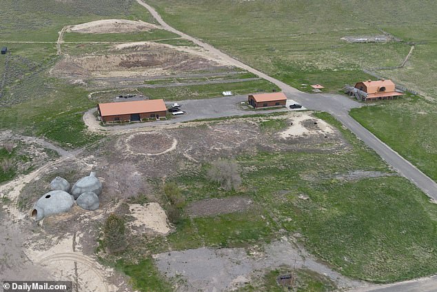 The Wyoming ranch appeared to be in disrepair of late, after West lost a series of lucrative business deals following a torrent of anti-Semitic comments in the fall of 2022. The property was photographed last month.