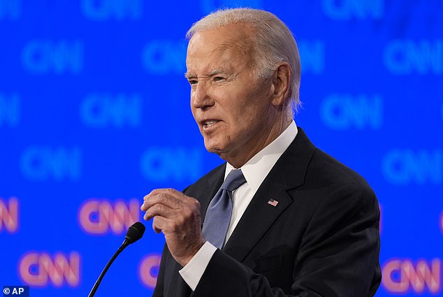 Biden's team introduced his performance by noting that he had a cold. The president also defended his actions and insisted that he will continue in the race.