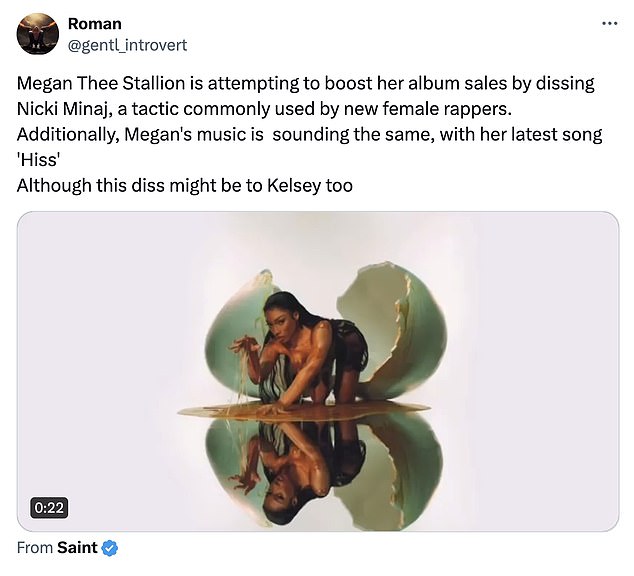 1719570957 133 Megan Thee Stallion reignites bitter feud with Nicki Minaj by