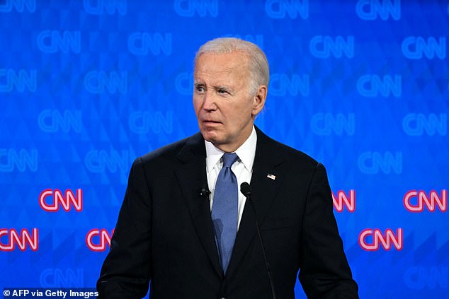 Miso Wei, another body language expert, said of Biden's performance: 'I would encourage (Biden) to pay attention to the moments when he is not speaking, because when he is not speaking, his facial expression opens up (and he) opens up. distracts with wide open eyes.'