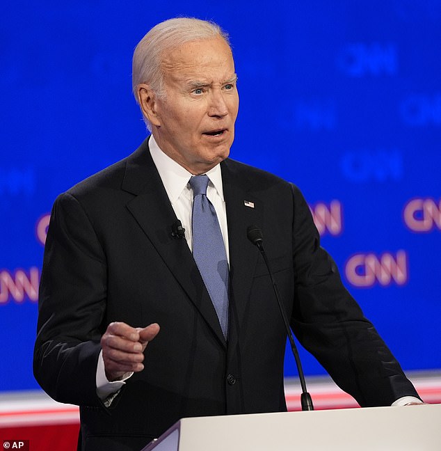 Biden gave a disastrous performance, during which his hands appeared to shake as he stammered his words.