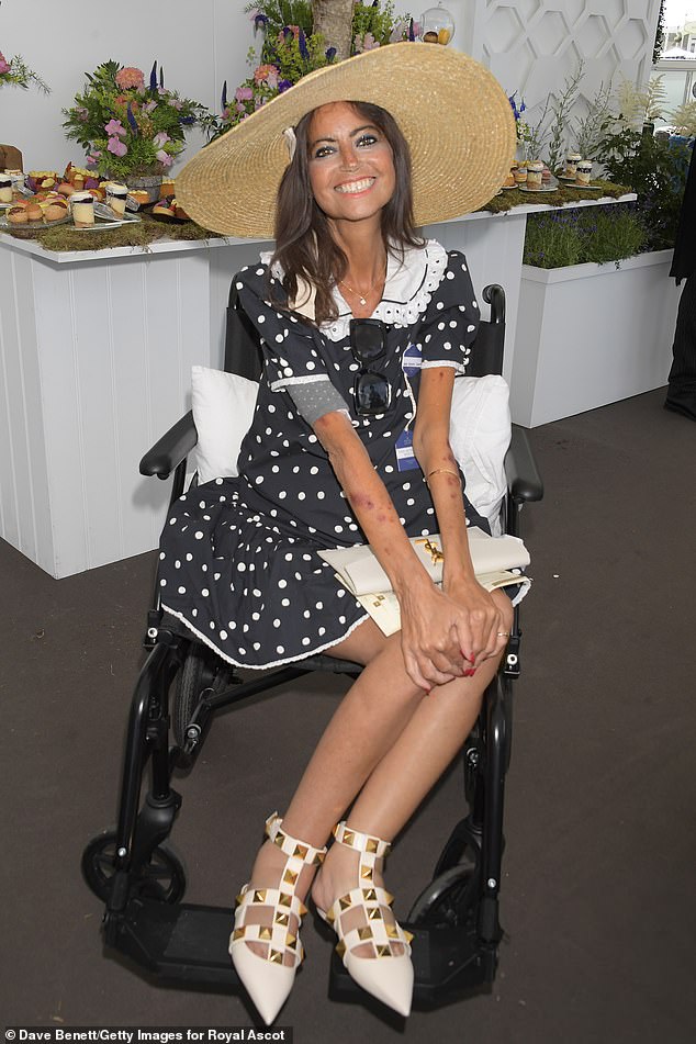 Dame Deborah James attended Royal Ascot 2022 at Ascot Racecourse on June 15; in the photo of the event