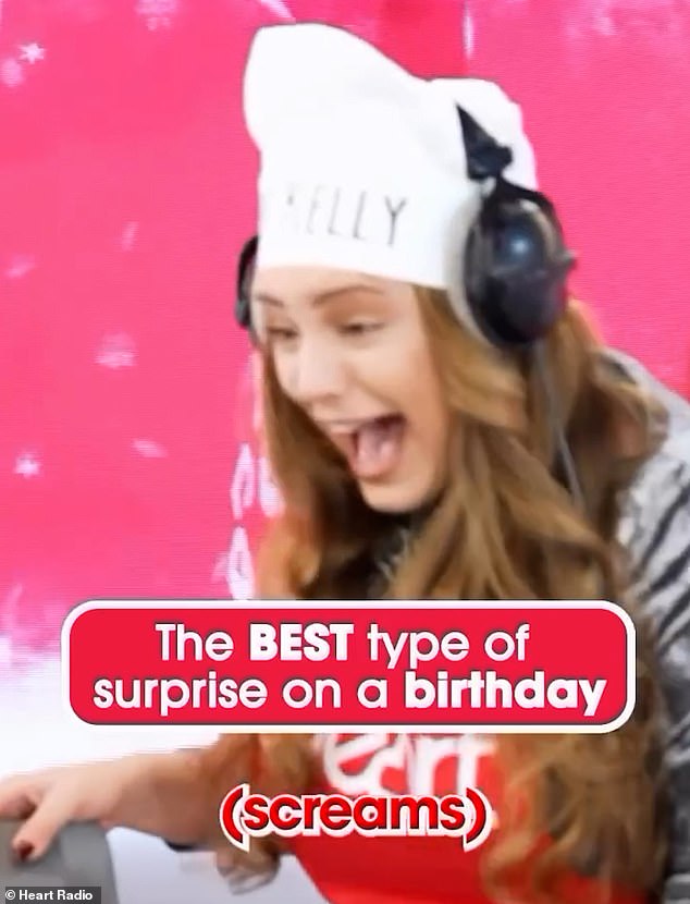 Heart Radio host Kelly Brook couldn't believe her eyes when Blade surprised her on her birthday in November last year.