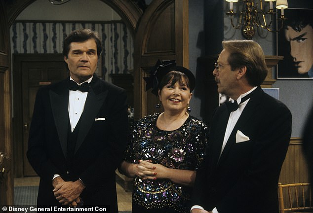 The star played Colonel Mustard in Clue, Roseanne's boss Leon Carp in the sitcom Roseanne (pictured) and starred with Fred Willard in Norman Lear's Fernwood 2 Nite, died at his home after battling a 