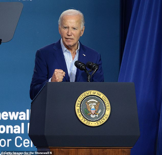 Biden said the Stonewall riots of June 28, 1969 