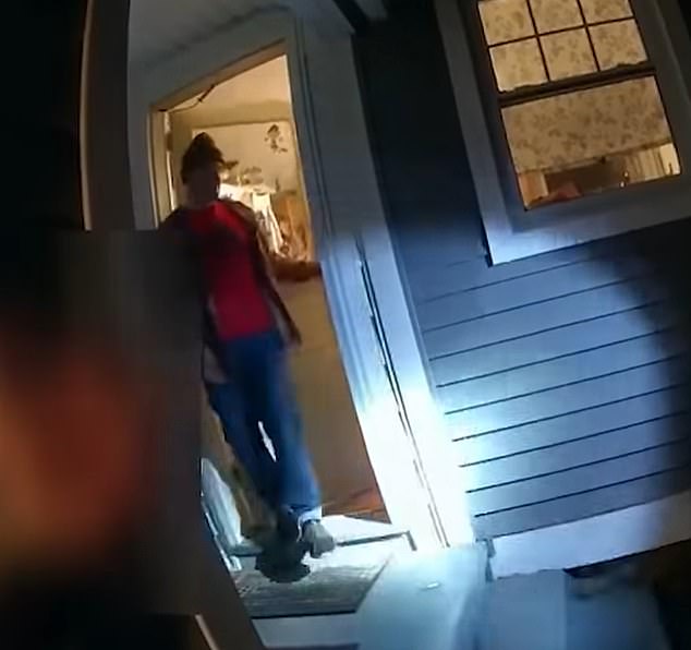 Authorities concluded there was not enough evidence to charge Nathan Brutcher, who was hit by the first round of gunfire. He is seen at Brutcher's house before the shots rang out.