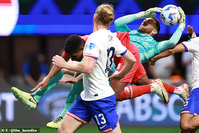 The United States will likely have to do without their starting goalkeeper, Matt Turner, against Uruguay