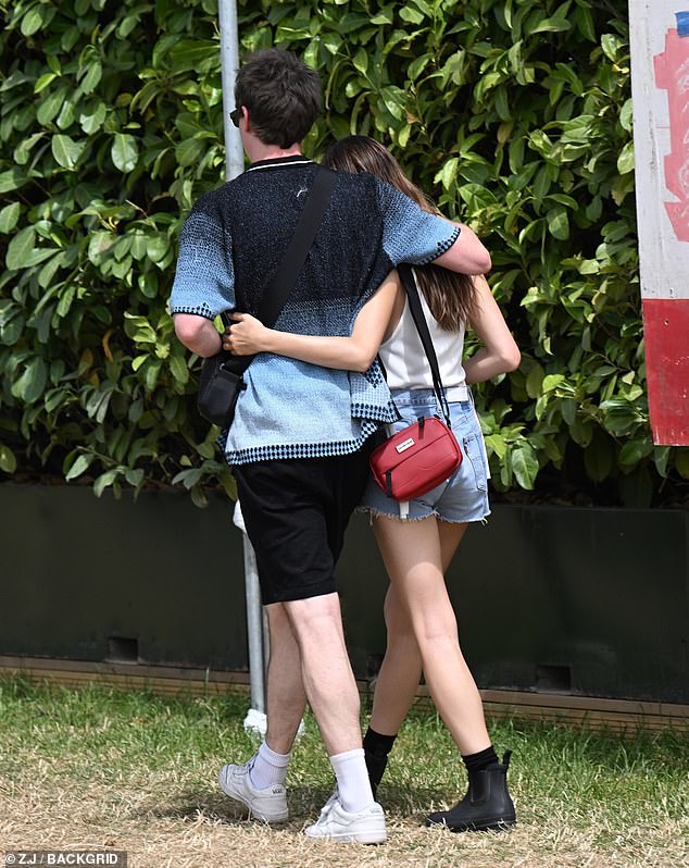 The couple, who have been dating since last summer, looked smitten as they enjoyed the iconic festival.