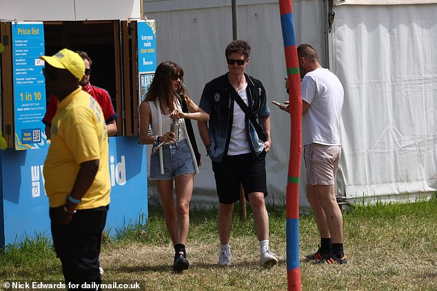 The lovebirds, who have been dating since last summer, looked in love as they enjoyed the festival.