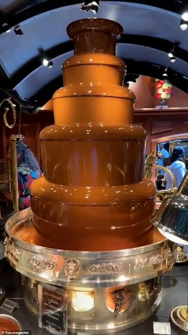 The chocolate fountain is part of an epic extension. It would take ten visits to begin to do it justice.