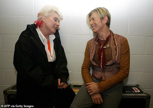 Debbie Harry reunited with Bowie in 2003, when he was touring the UK.