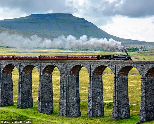 Steam Bank: Ribblehead Viaduct on the Settle to Carlisle Railway