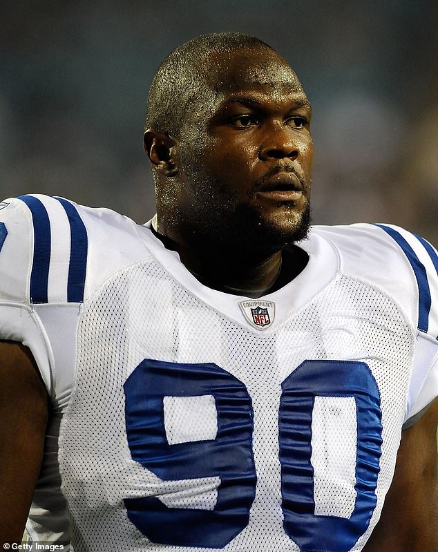 Bryson is the son of former Indianapolis Colts nose tackle Daniel Muir, 40 (pictured).